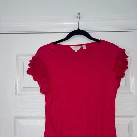 Ted Baker Blere Floral-Appliqué Tee - Picture 5 of 7